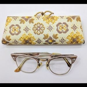 Vintage 1950s Glasses & Case